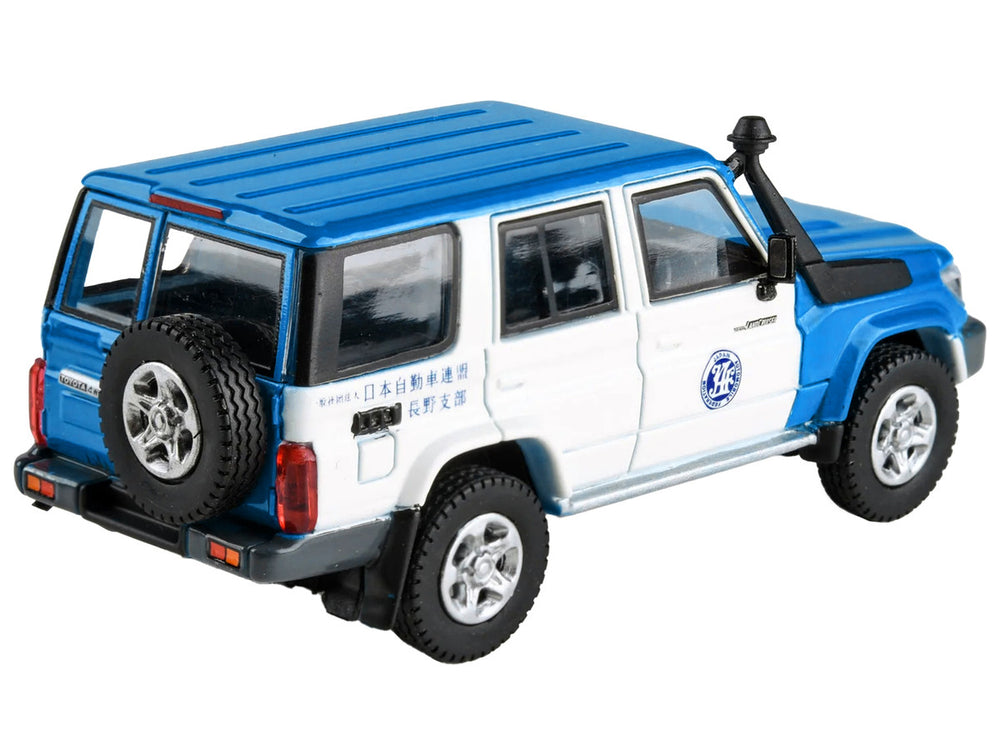 2014 Toyota Land Cruiser 76 RHD (Right Hand Drive) Blue and White 