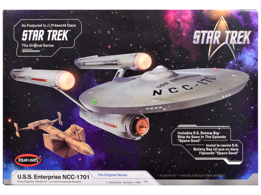 Skill 2 Model Kit U.S.S. Enterprise NCC-1701 Spaceship 