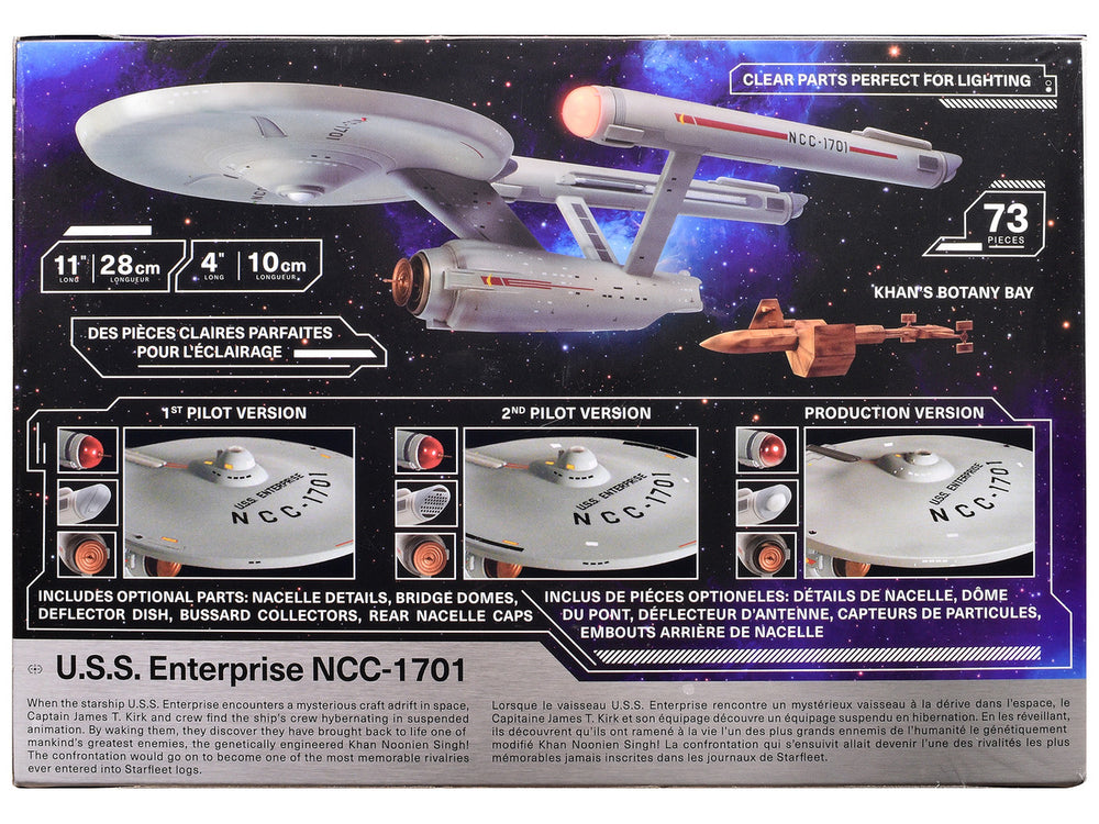 Skill 2 Model Kit U.S.S. Enterprise NCC-1701 Spaceship 
