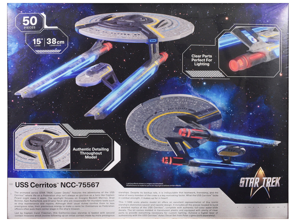 Skill 2 Model Kit USS Cerritos NCC-75567 Spacecraft 
