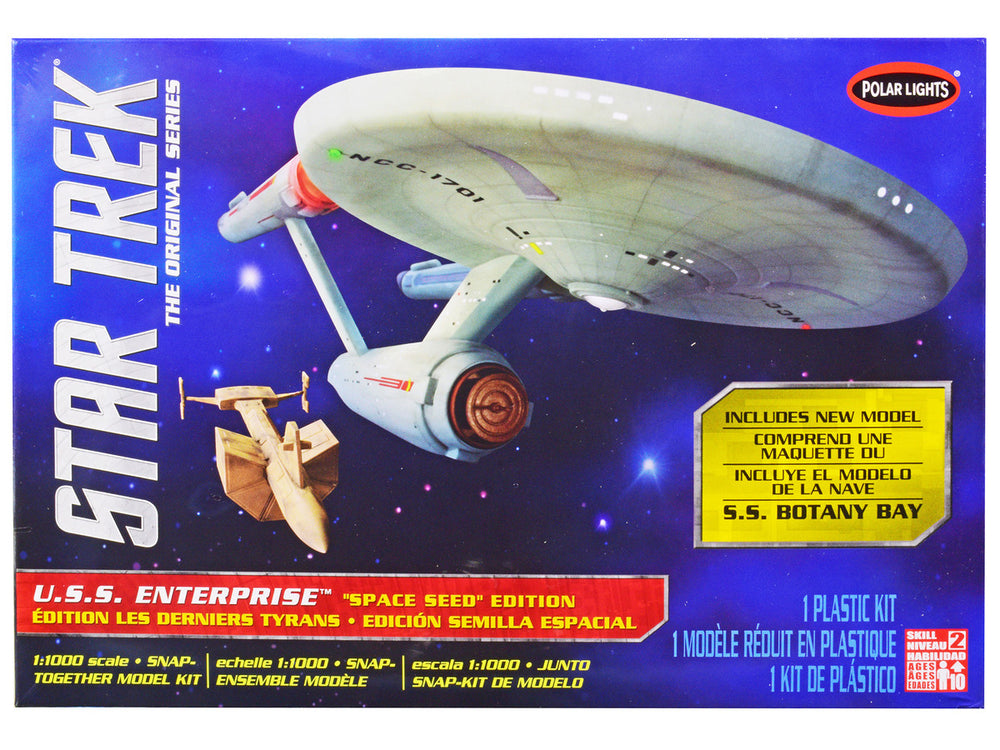 Skill 2 Model Kit Star Trek U.S.S. Enterprise and S.S. Botany Bay 