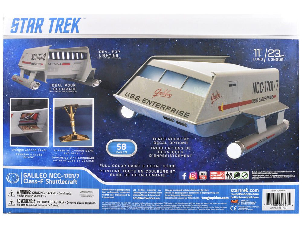 Skill 2 Model Kit Galileo Shuttlecraft 
