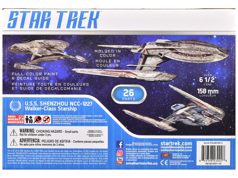 Skill 2 Snap Model Kit U.S.S. Shenzhou NCC-1227 Spacecraft 