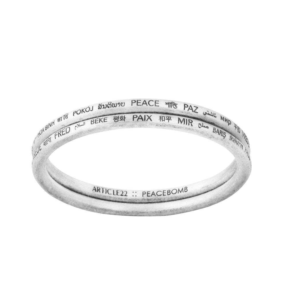 BUNDLE - PEACE ALL AROUND BANGLE x10 BUNDLE (SAVE $100)
