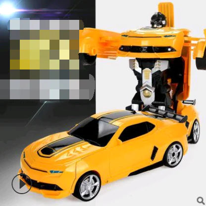 Transforming Robot Toy with Remote Control Car