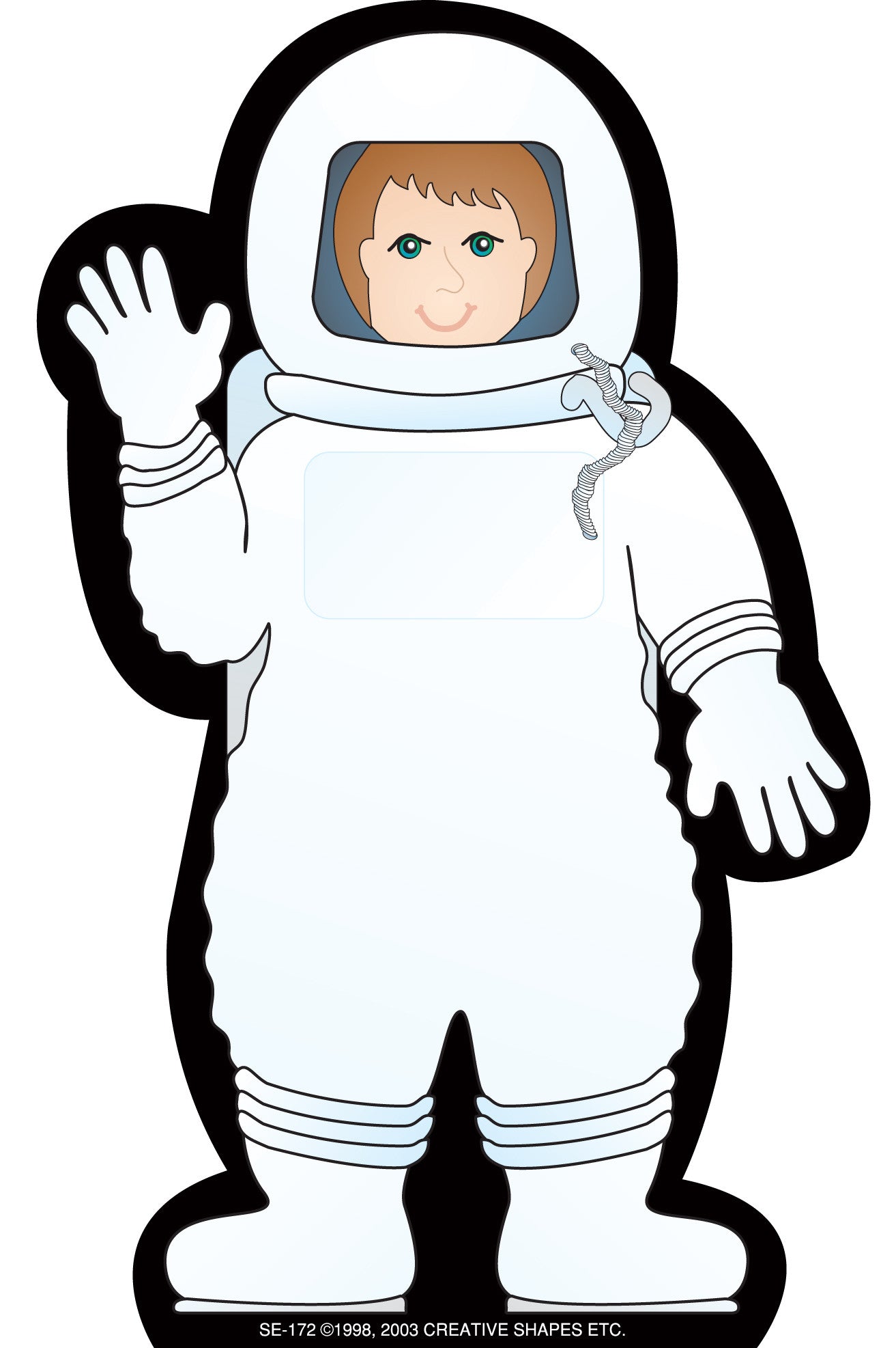 SHAPES ETC. Large Notepad - Astronaut-0