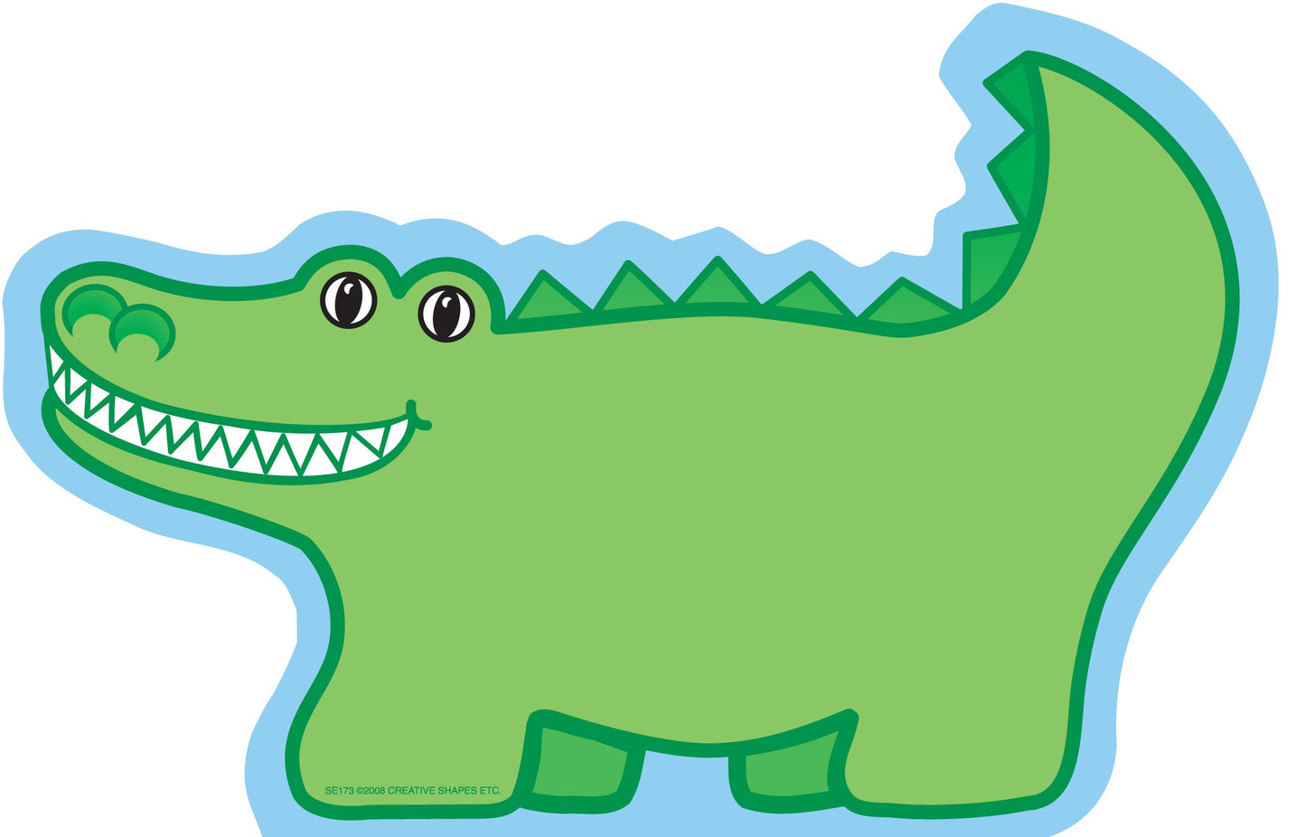 SHAPES ETC. Large Notepad Alligator-0