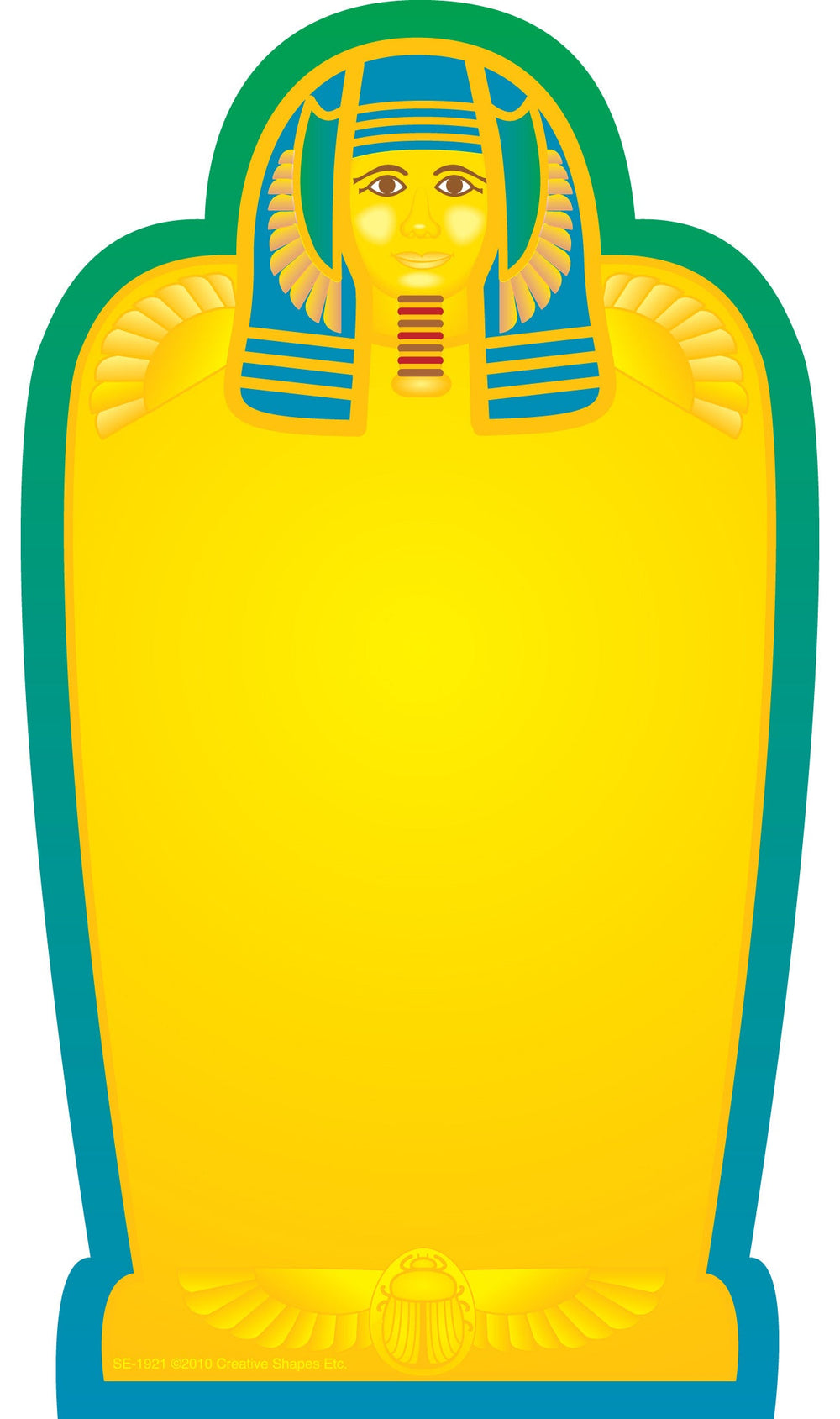 SHAPES ETC. Large Notepad - Mummy-0