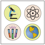 SHAPES ETC. Incentive Stickers - Science Lab (Pack of 1728)