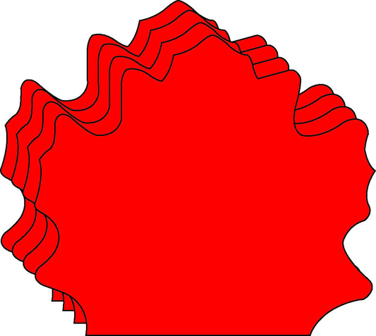 SHAPES ETC. Small Single Color Creative Foam Cut-Outs - Maple Leaf-0
