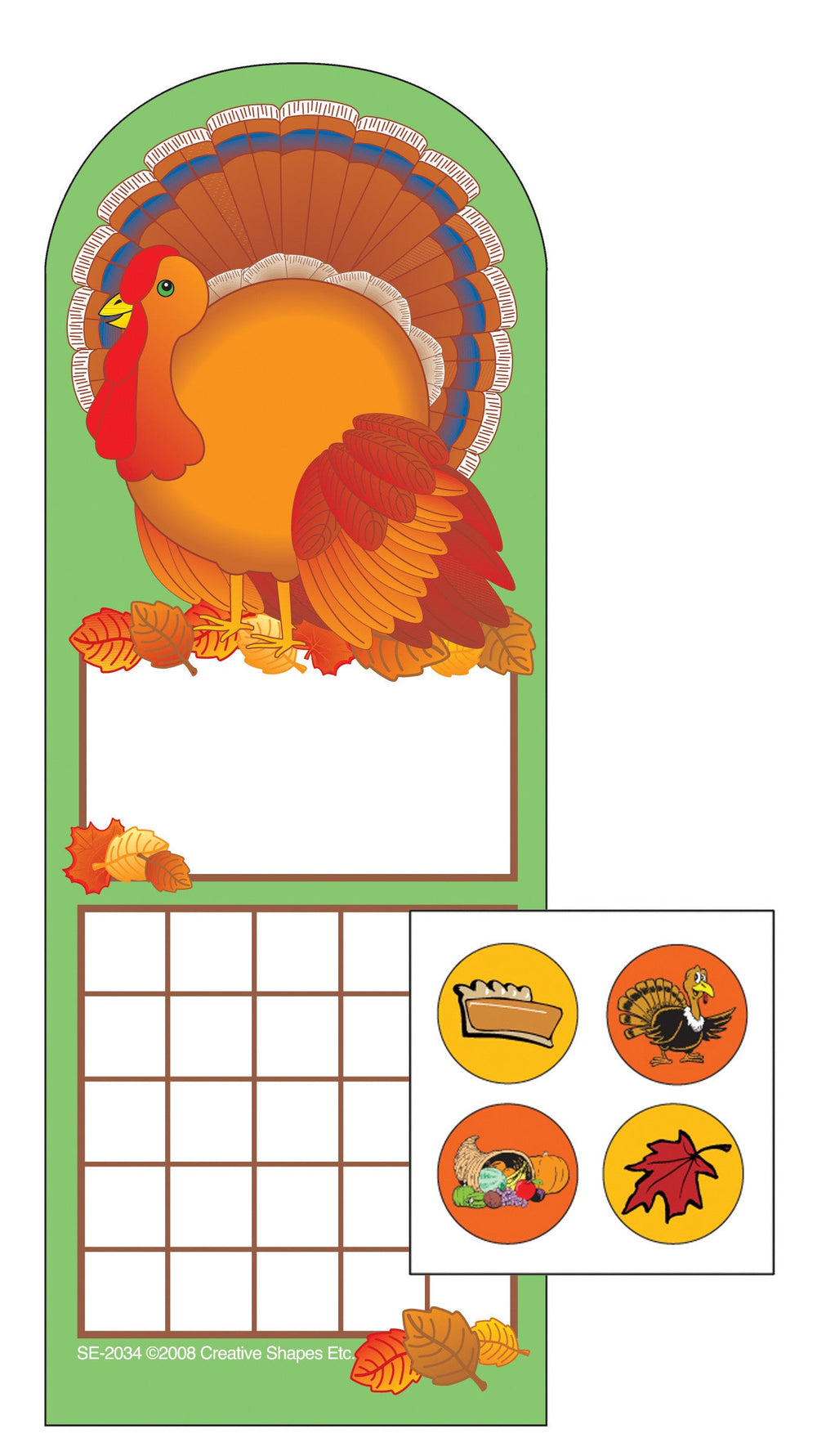 SHAPES ETC. Incentive Sticker Set - Turkey-0