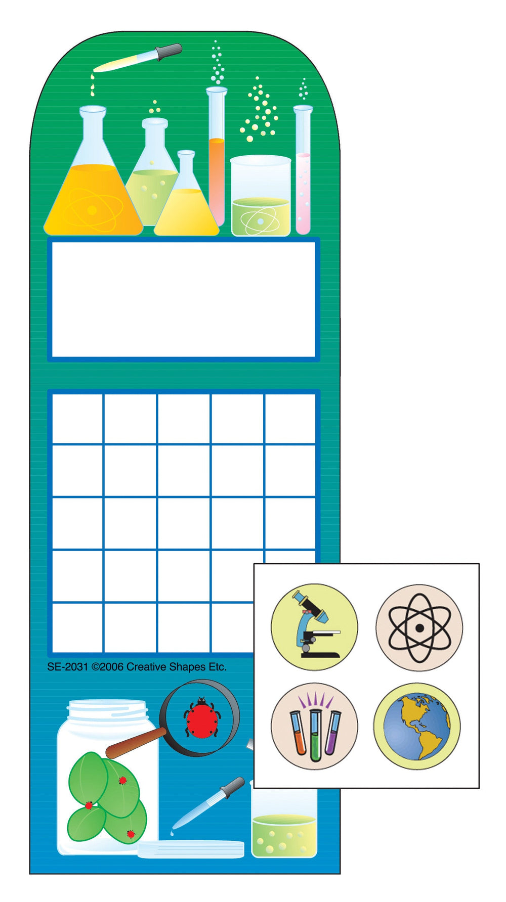 SHAPES ETC. Incentive Sticker Set - Science Lab
