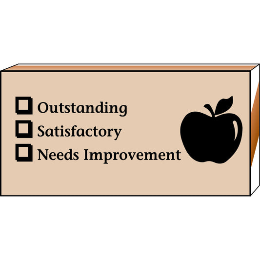 SHAPES ETC.  Teacher's Stamp - Apple Checklist-0