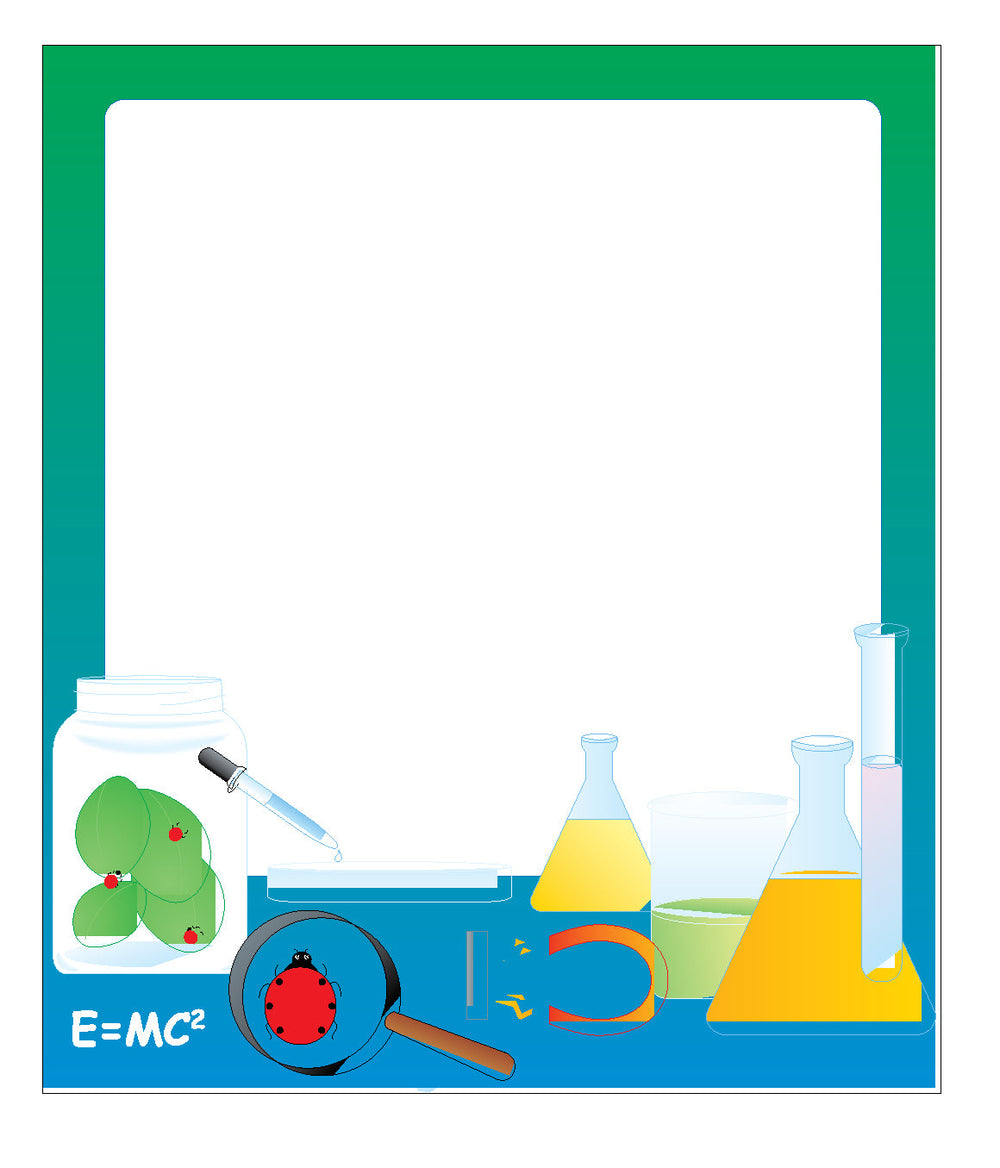SHAPES ETC. Mini Notepad - Science Lab / Lined