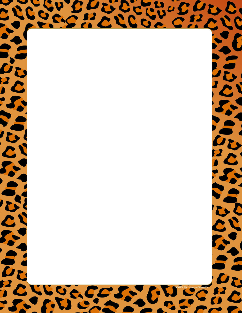 SHAPES ETC.  Paper - Leopard (50 Sheet Package)