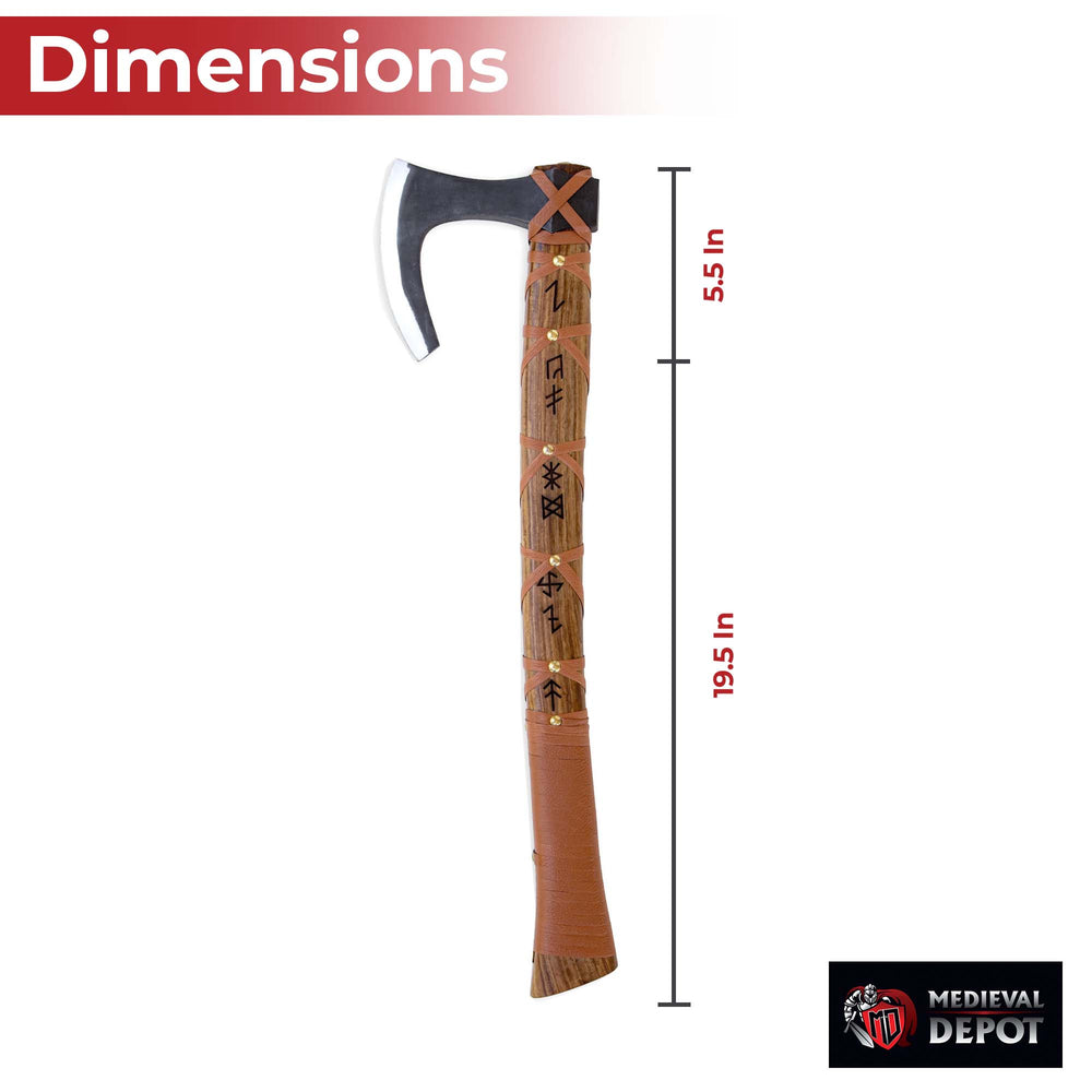 Sunny Blaze Hand Forged Functional Outdoor Viking Bearded Axe Skeggøx