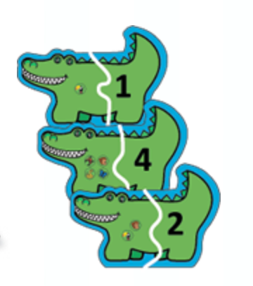 SHAPES ETC. Large Notepad Alligator-1