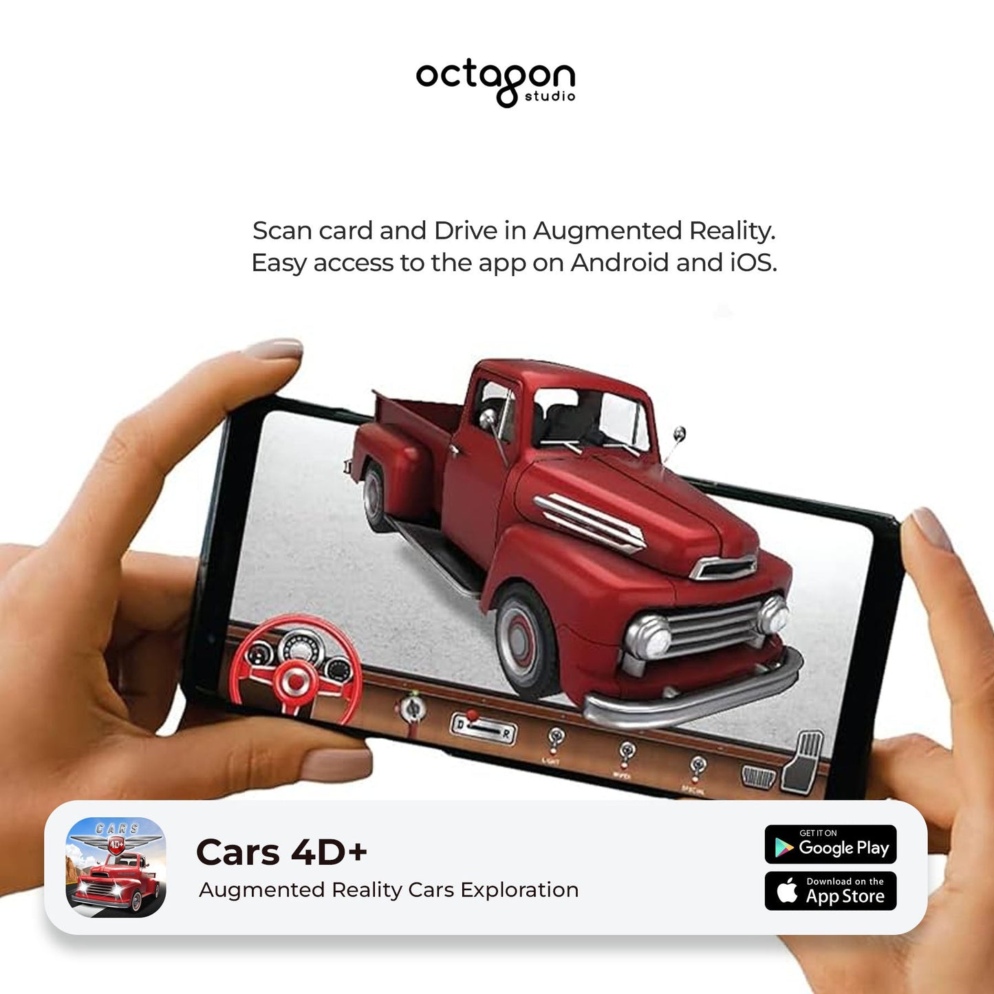 Cars 4D+ Augmented Reality Cards