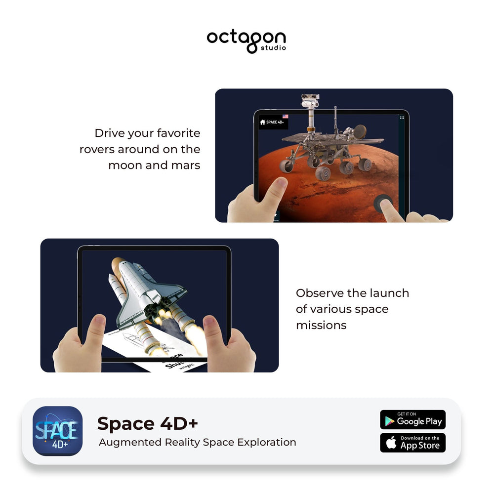 Space 4D+ Augmented Reality Cards