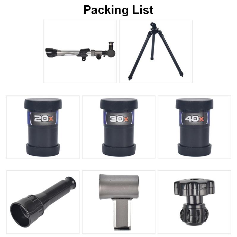 NNEIDS Science And Education Telescope - 20-40X Objective Lens - Ideal For Kids