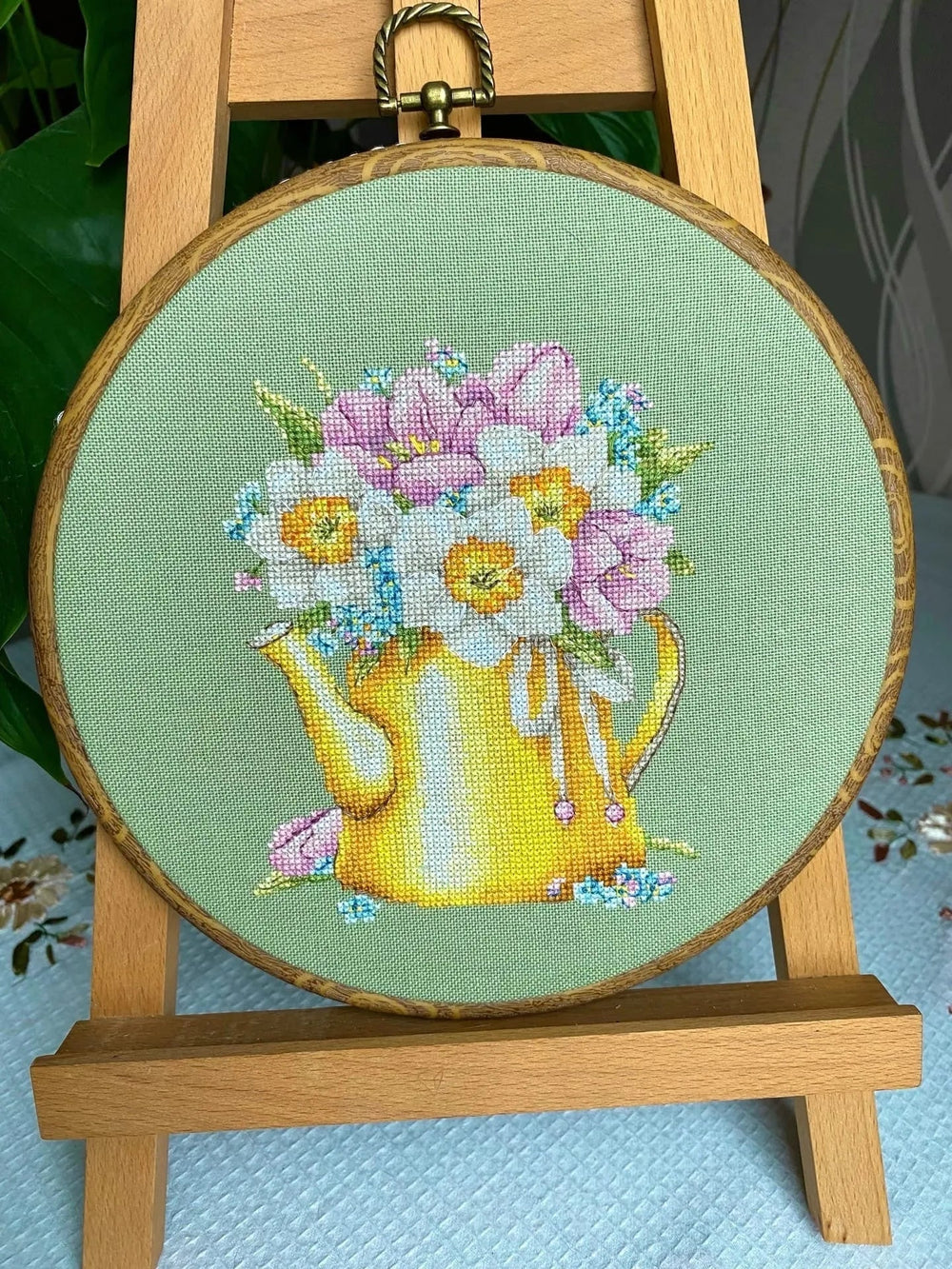 Yellow Teapot - PDF Cross Stitch Pattern