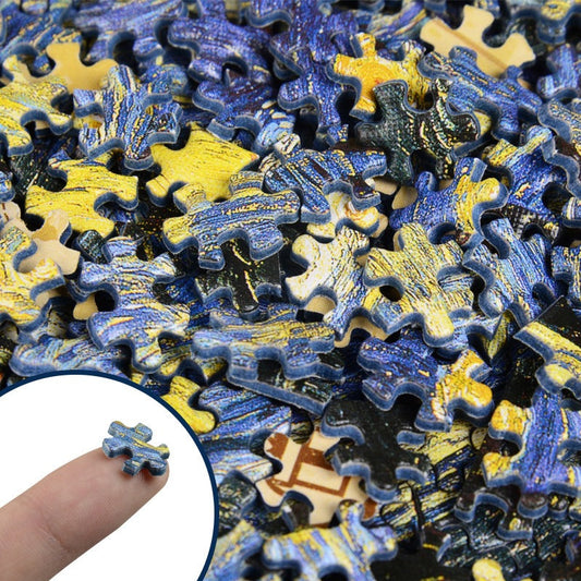 NNEDSZ 150-Piece Miniature Art Puzzle in Tube - Collectible Portable Puzzle for Art Lovers 10*15cm