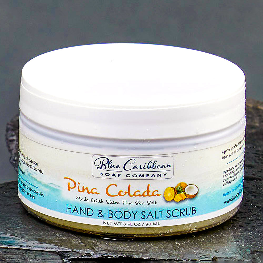 Blue Caribbean Scrub, 3 oz-Pina Colada