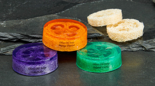 Olive Oil Loofah Soap-Island Citrus