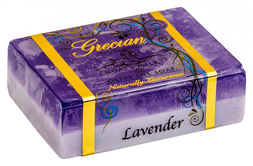 Halv gedemælk, halv olivenolie sæbe - lavendel