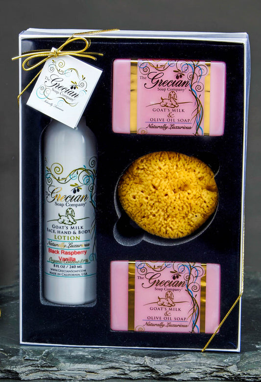 Lotion, 2 Soaps and Sponge Gift Set-Coco Mango