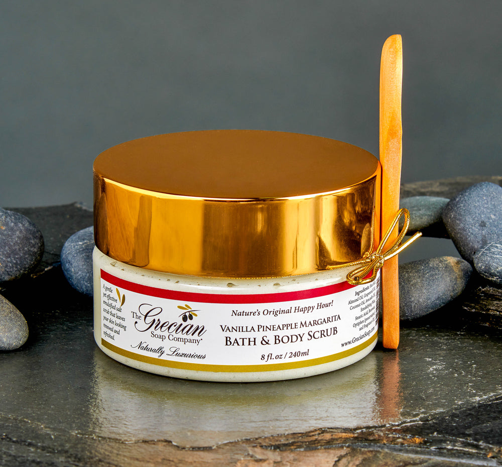 Emulgeret vanilje-ananas-Margarita-salt-bodyscrub - Vanilje-ananas-Margarita