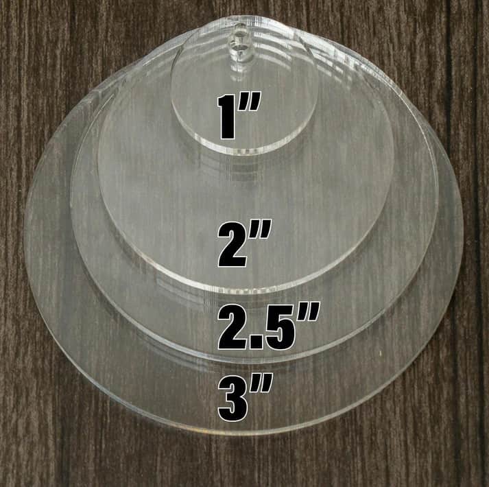 Acrylic Keychain Blanks-2