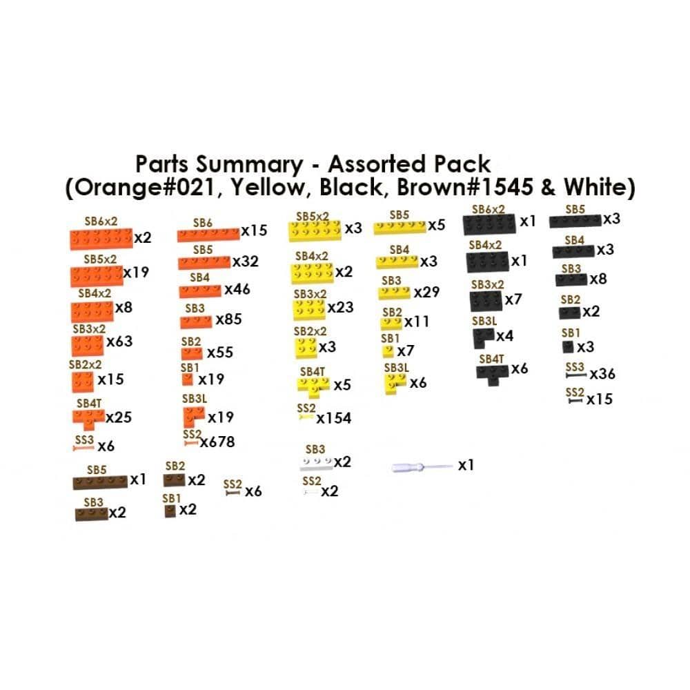 Assorted Colored Bricks