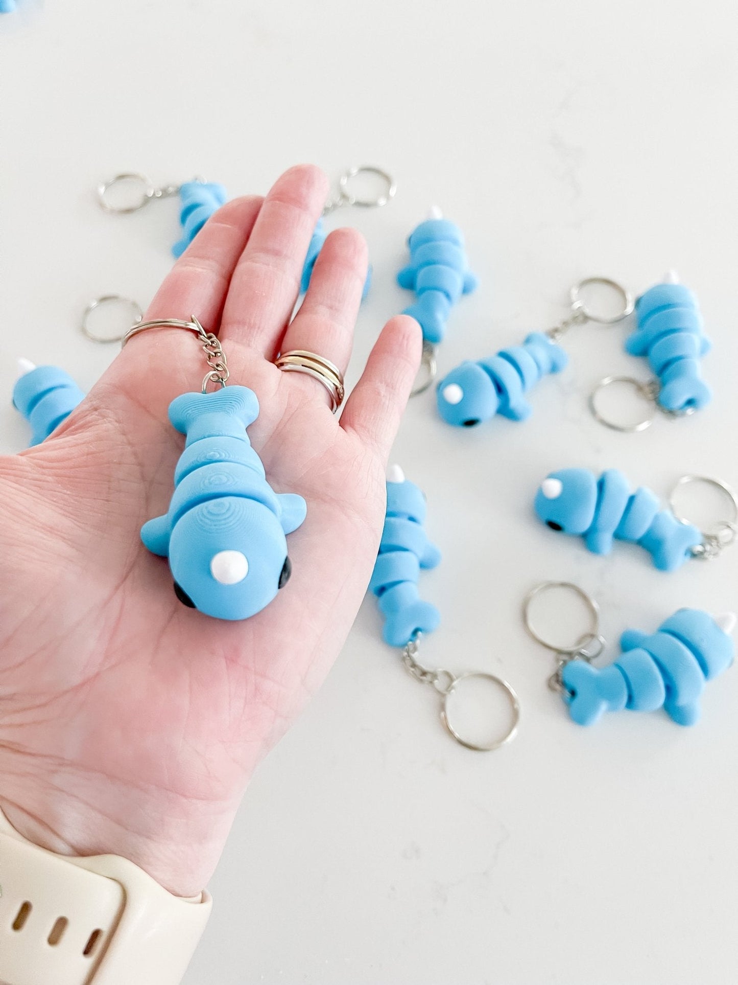 Baby Narwhal Keychain