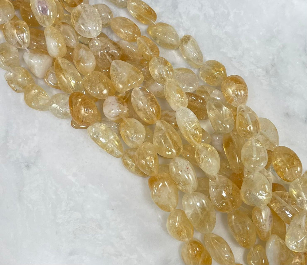 Citrine Nugget Strands-3