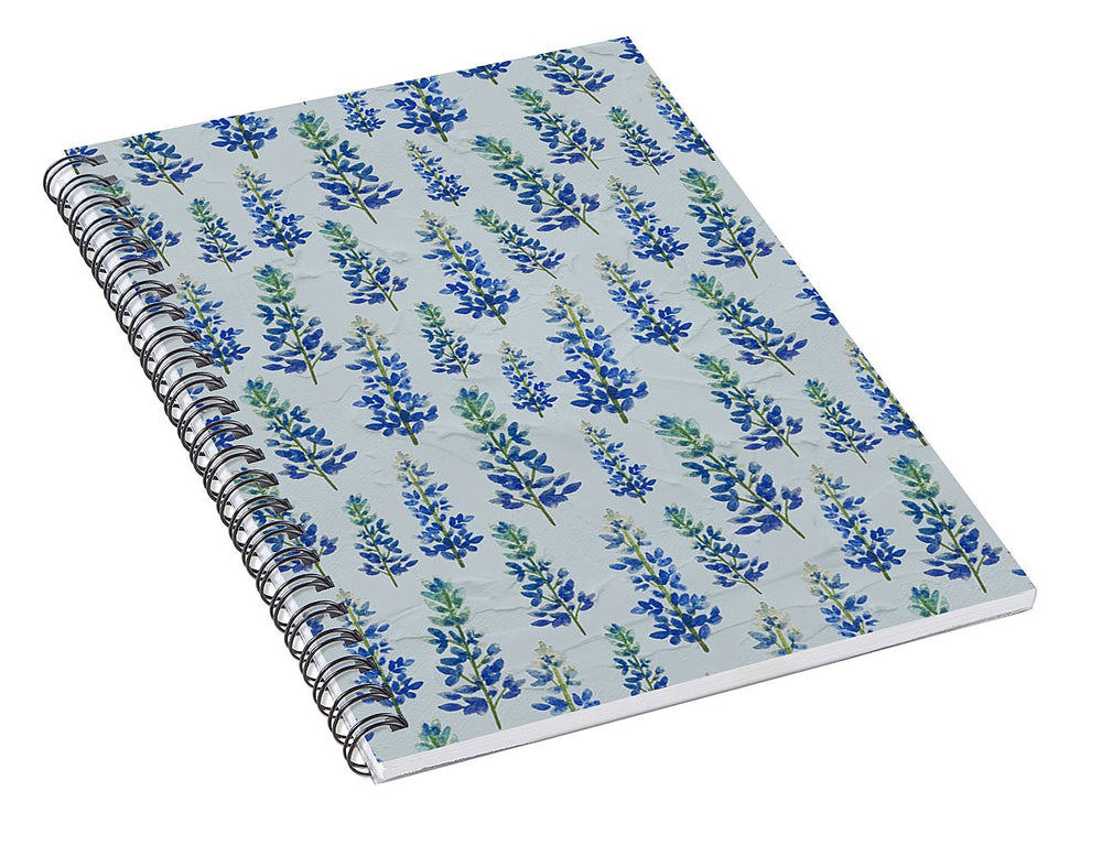 Blue Bonnets - Spiral Notebook