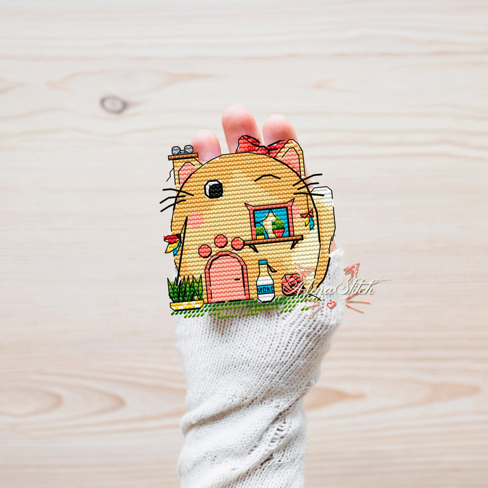 Cat-house - PDF Cross Stitch Pattern