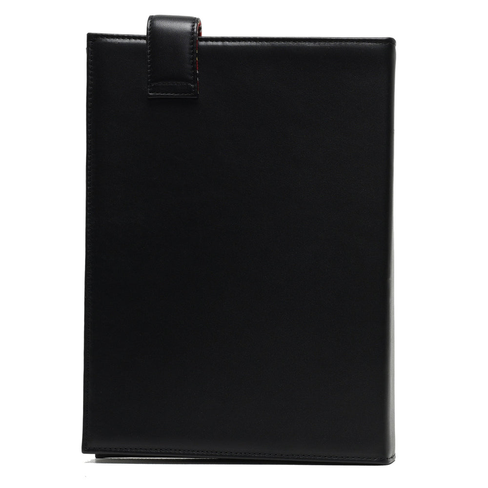 Black Leather Hard Notebook Cover