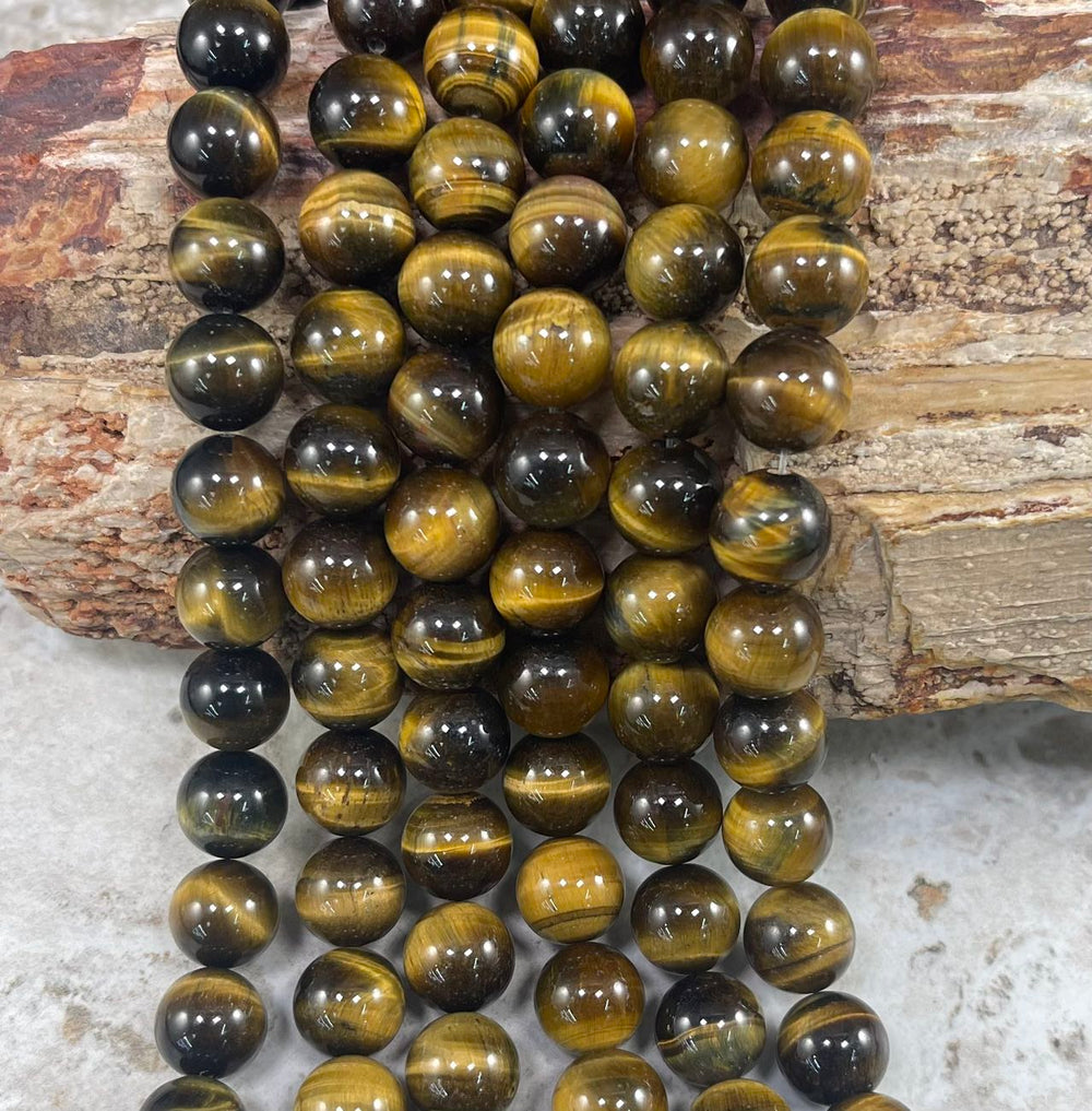 Yellow Tiger Eye Round AA-2