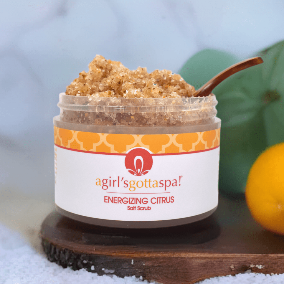 Energigivende citrus kropsscrub med dødt havsalt