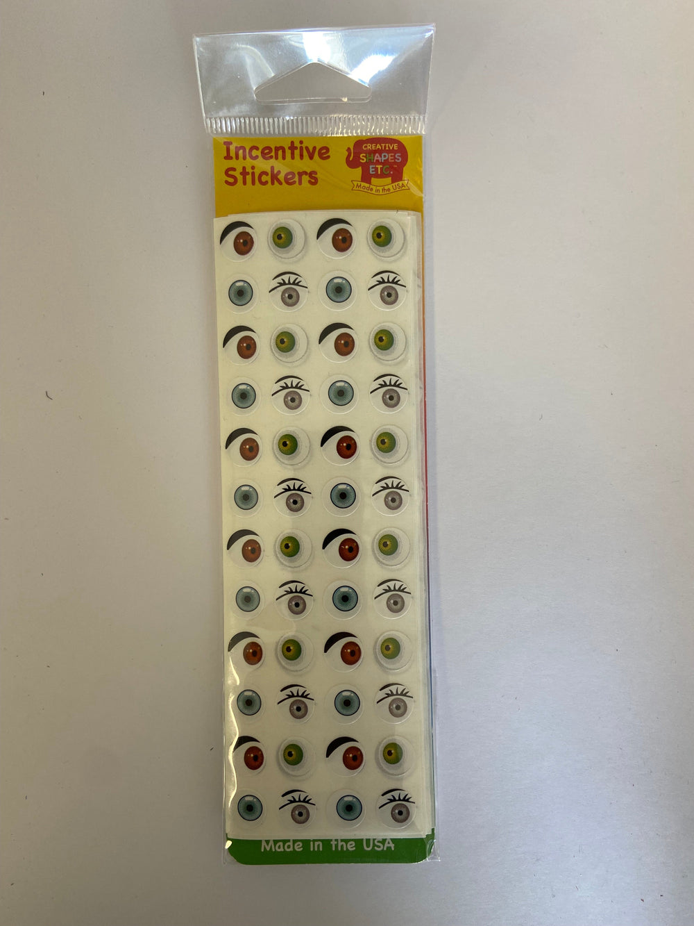 SHAPES ETC. Incentive Stickers - Wiggly Eyes-2