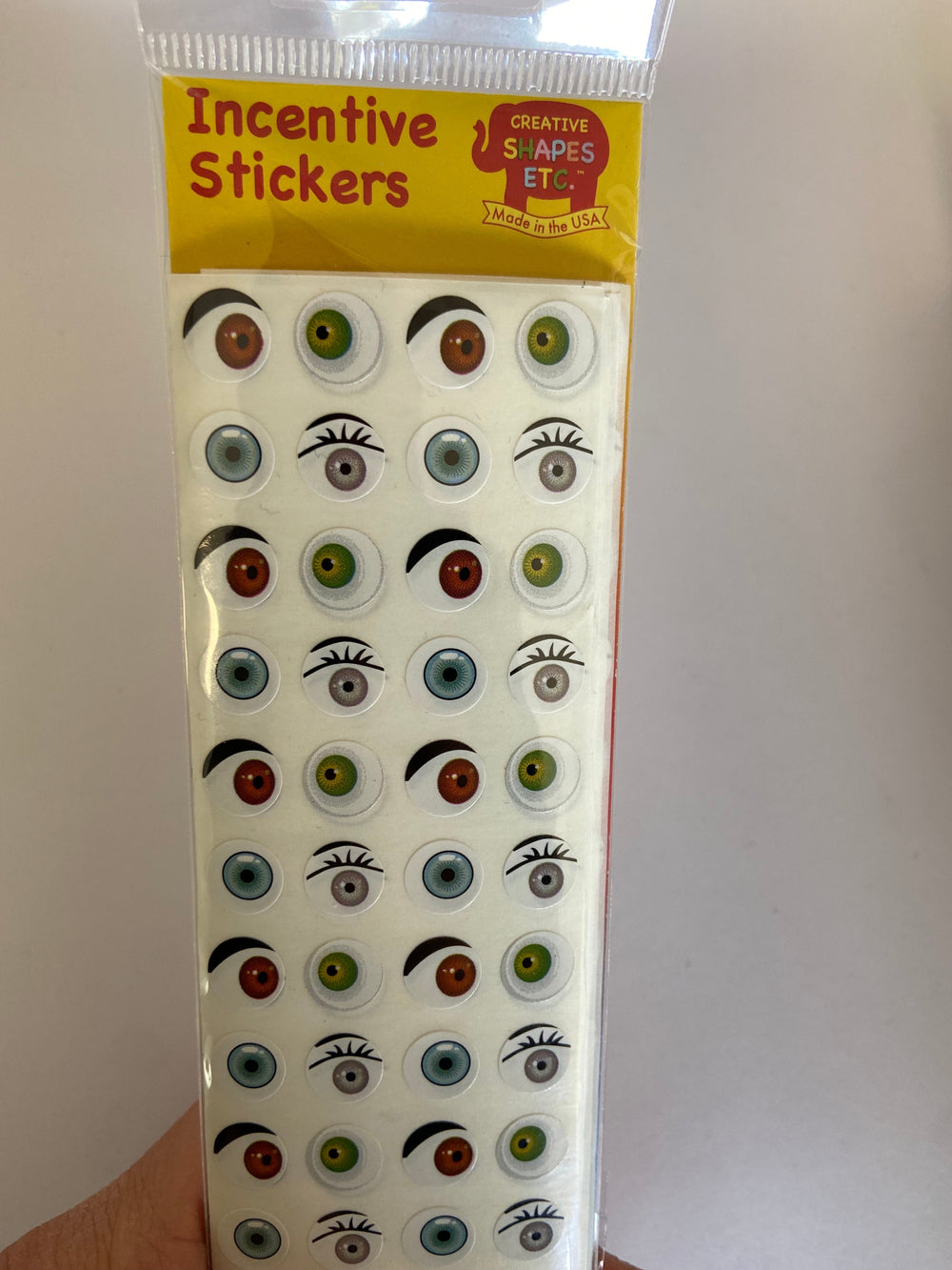 SHAPES ETC. Incentive Stickers - Wiggly Eyes-1