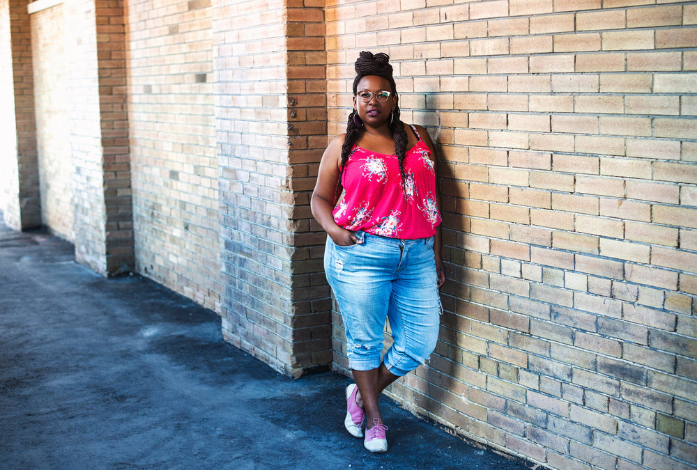 Large tapered stone wash jeans