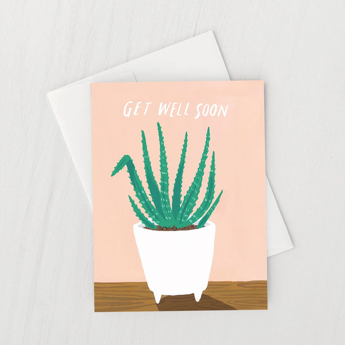Get Well Soon Aloe Card