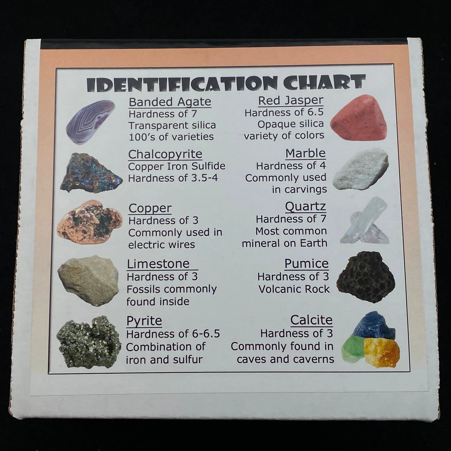 Rock and Mineral Excavation Kit Made in USA, 10 Rocks and Minerals *Ages 5+*-1