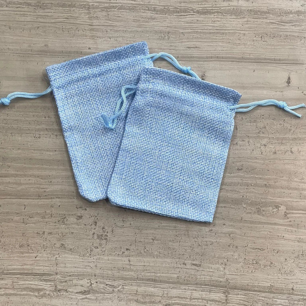 Burlap Gift Bags, Approx. 9x12cm (12pcs), 14 Color Options-7