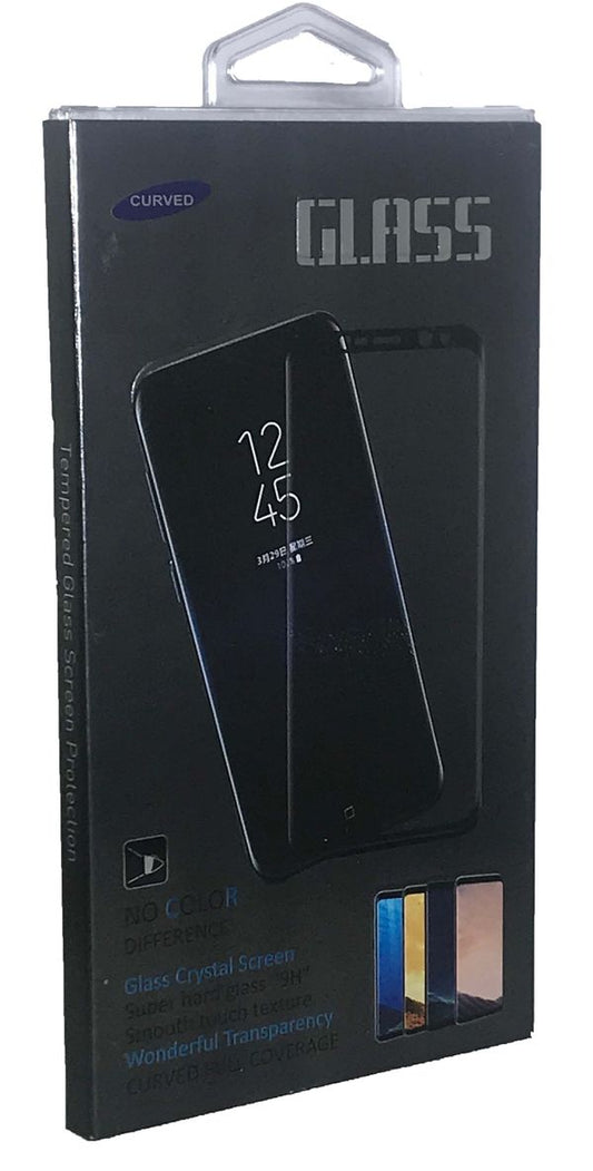 Galaxy S10 Tempered Glass 3D Clear Frame Black