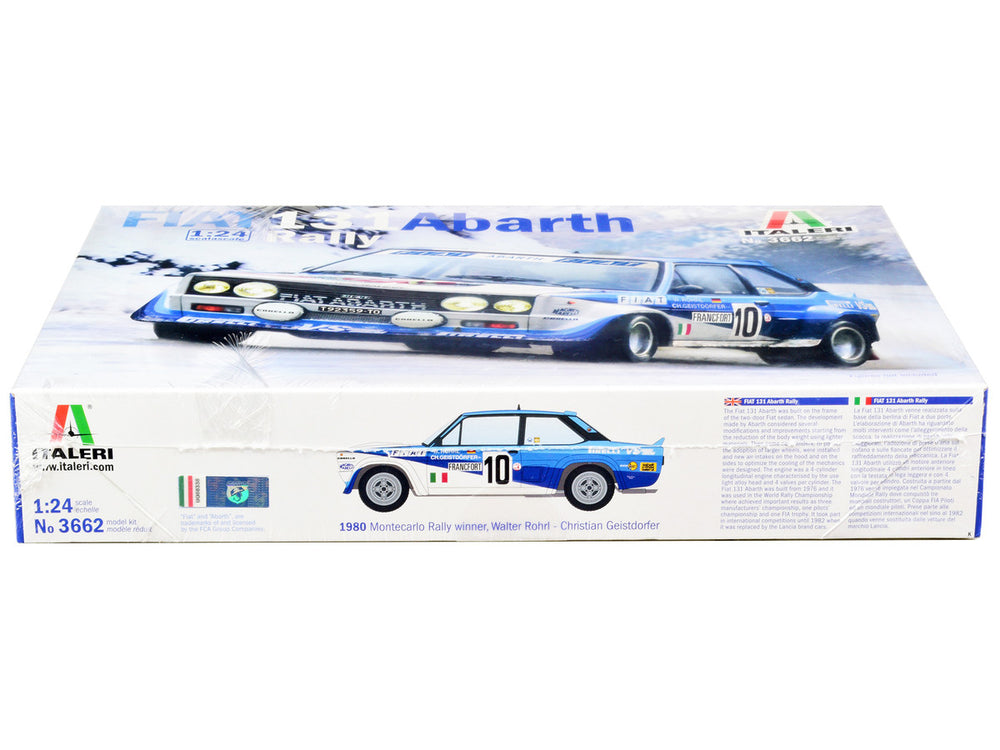 Skill 3 Model Kit Fiat 131 Abarth Rally #10 Winner 