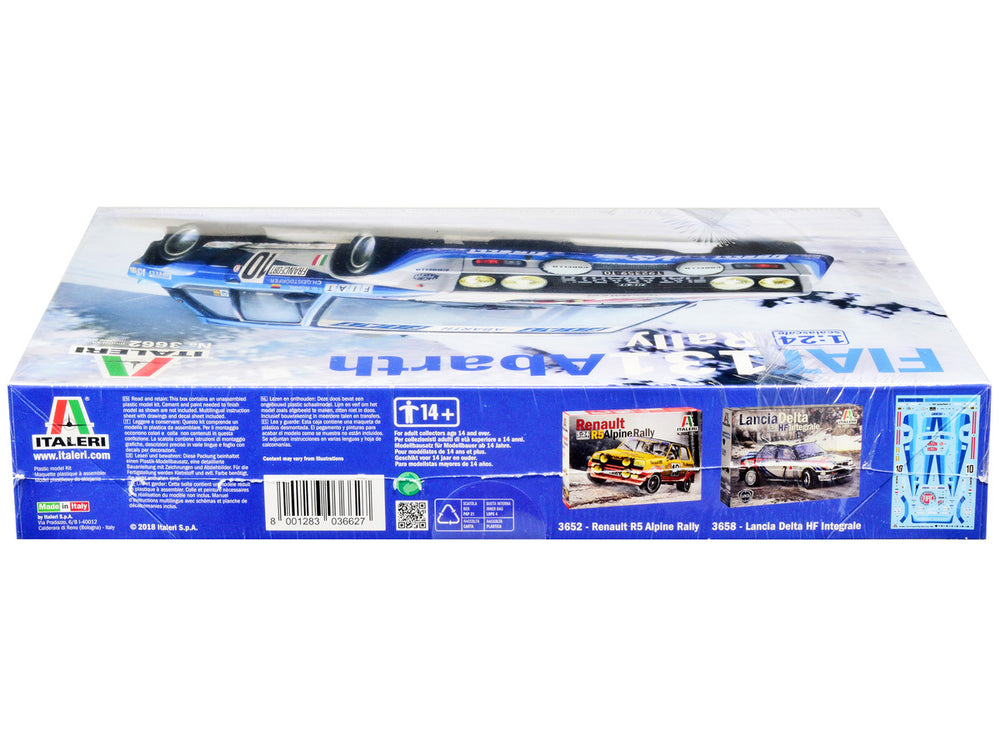 Skill 3 Model Kit Fiat 131 Abarth Rally #10 Winner 