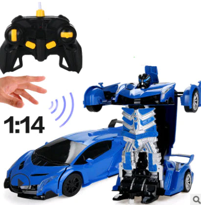 Transforming Robot Toy with Remote Control Car